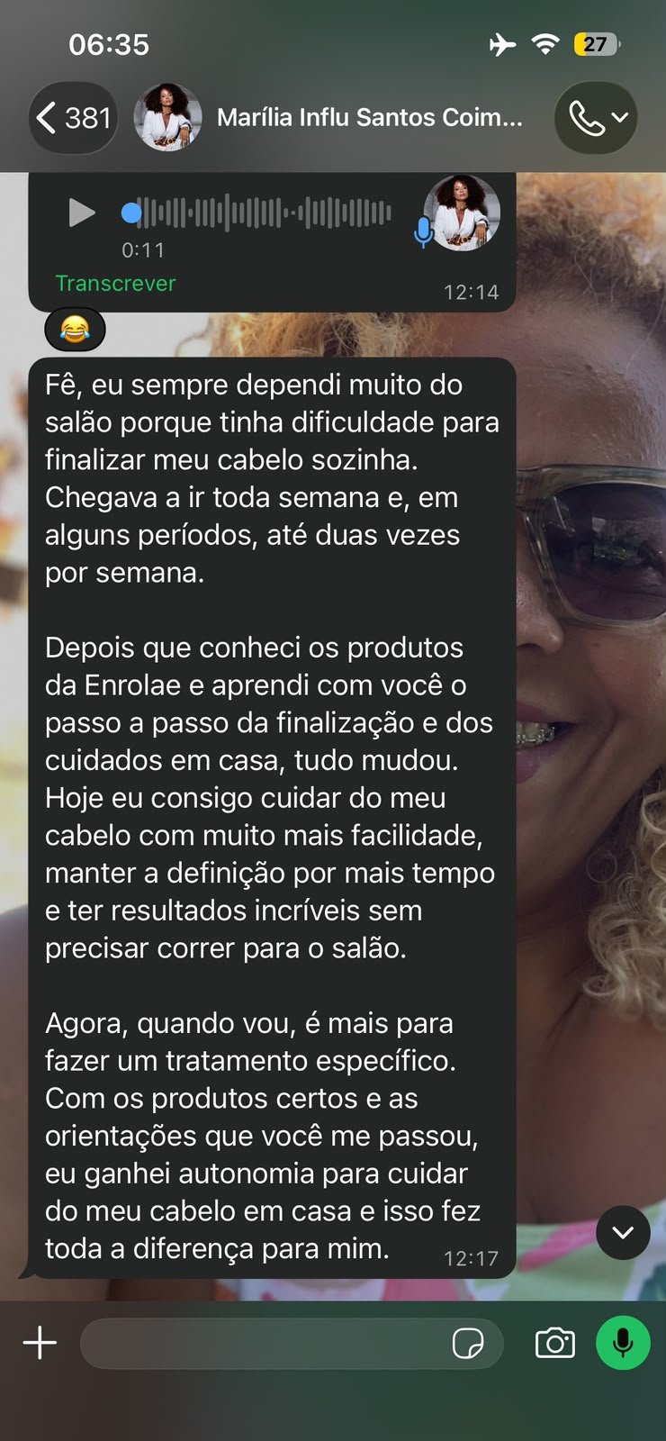 Depoimento cliente Marília